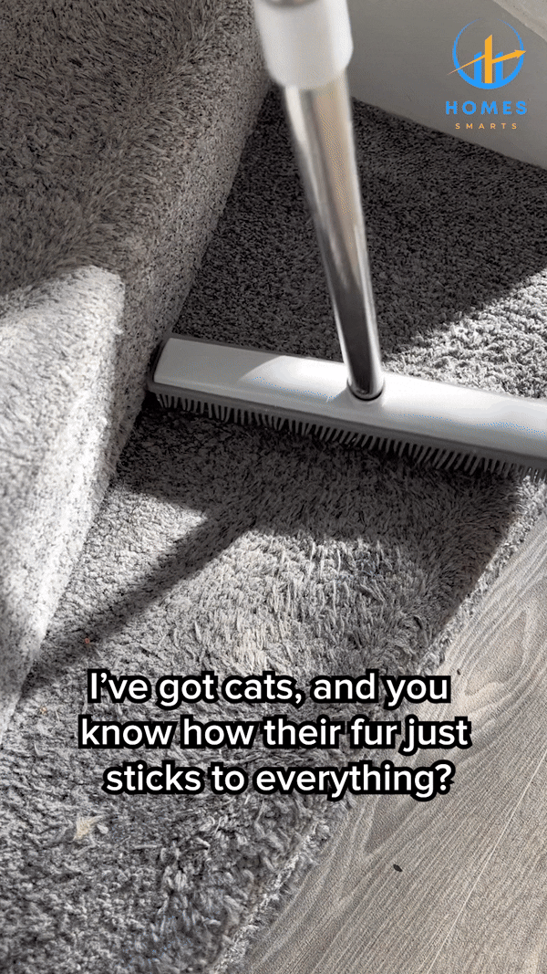 Rubber Broom | For Pet Hair Remover