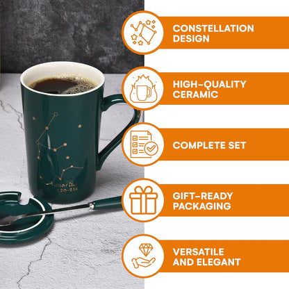 Personalized Zodiac Constellation Mug | Your Sign, Your Story, Your Perfect Cup