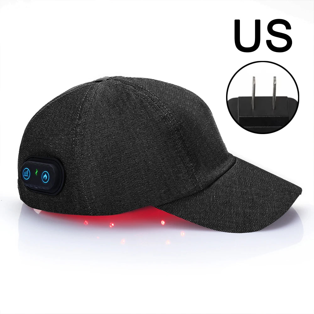 Red Light Therapy Hair Growth Cap | For Hair Regrowth Anti Hair Loss Relax Scalp Anti-inflammatory