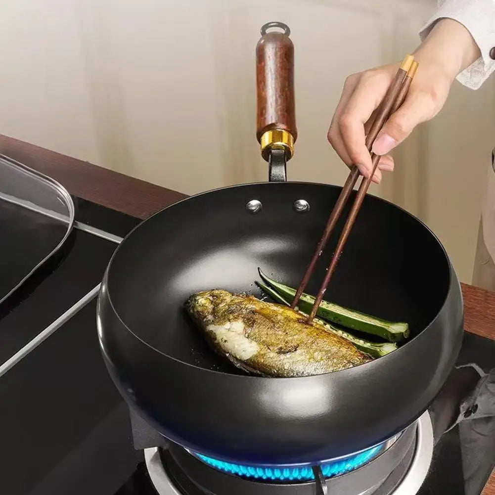 KuroForge™ Hammered Iron Wok