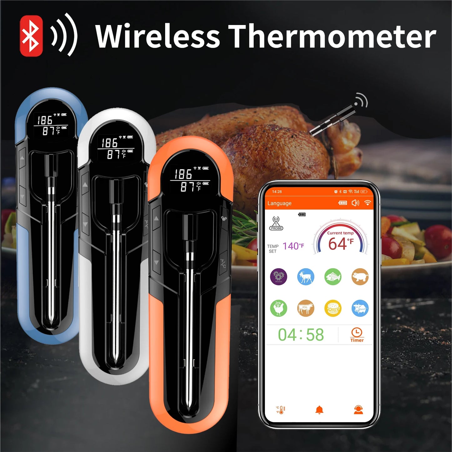 Bluetooth BBQ Thermometer