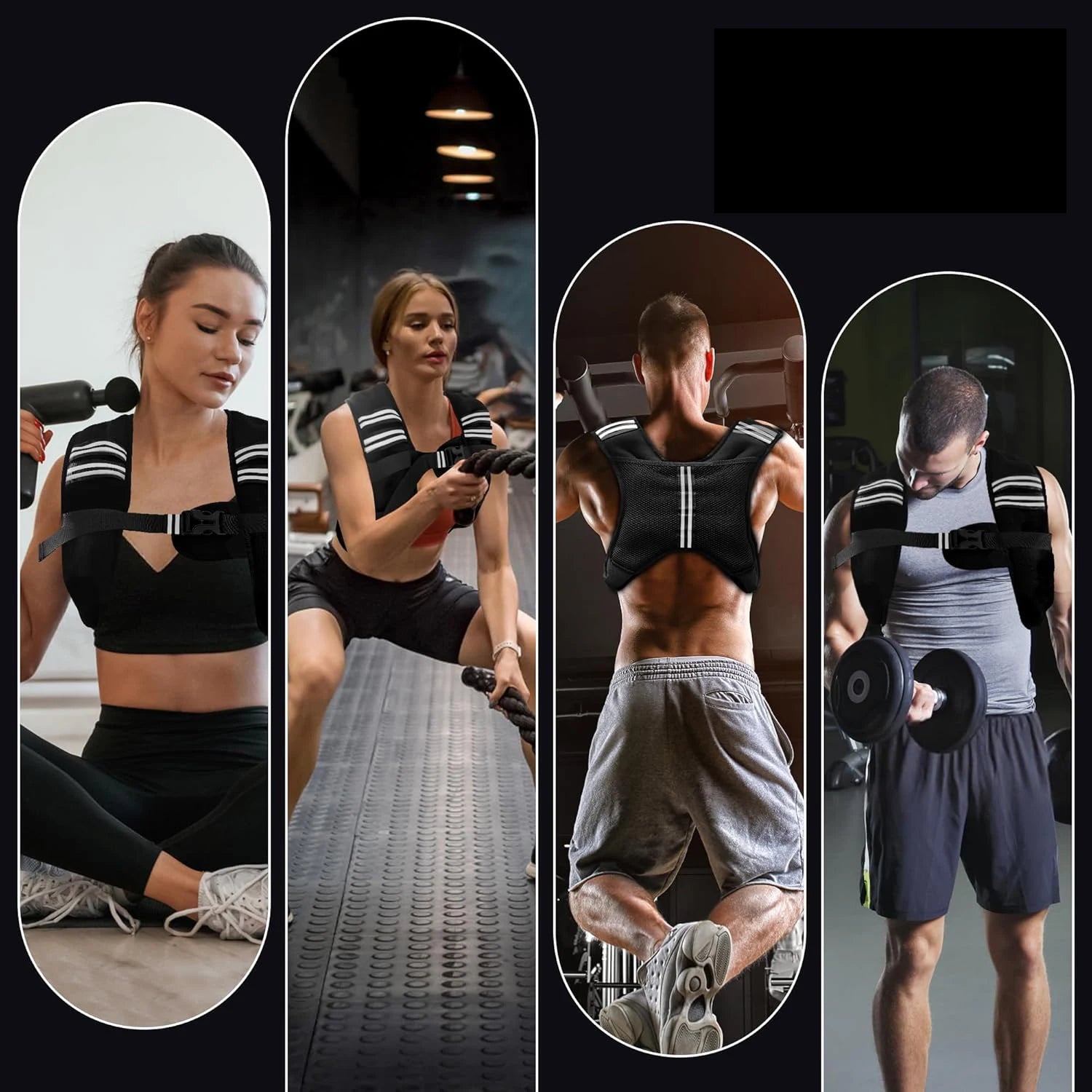 Homes Smarts™ 12LB Weighted Fitness Vest