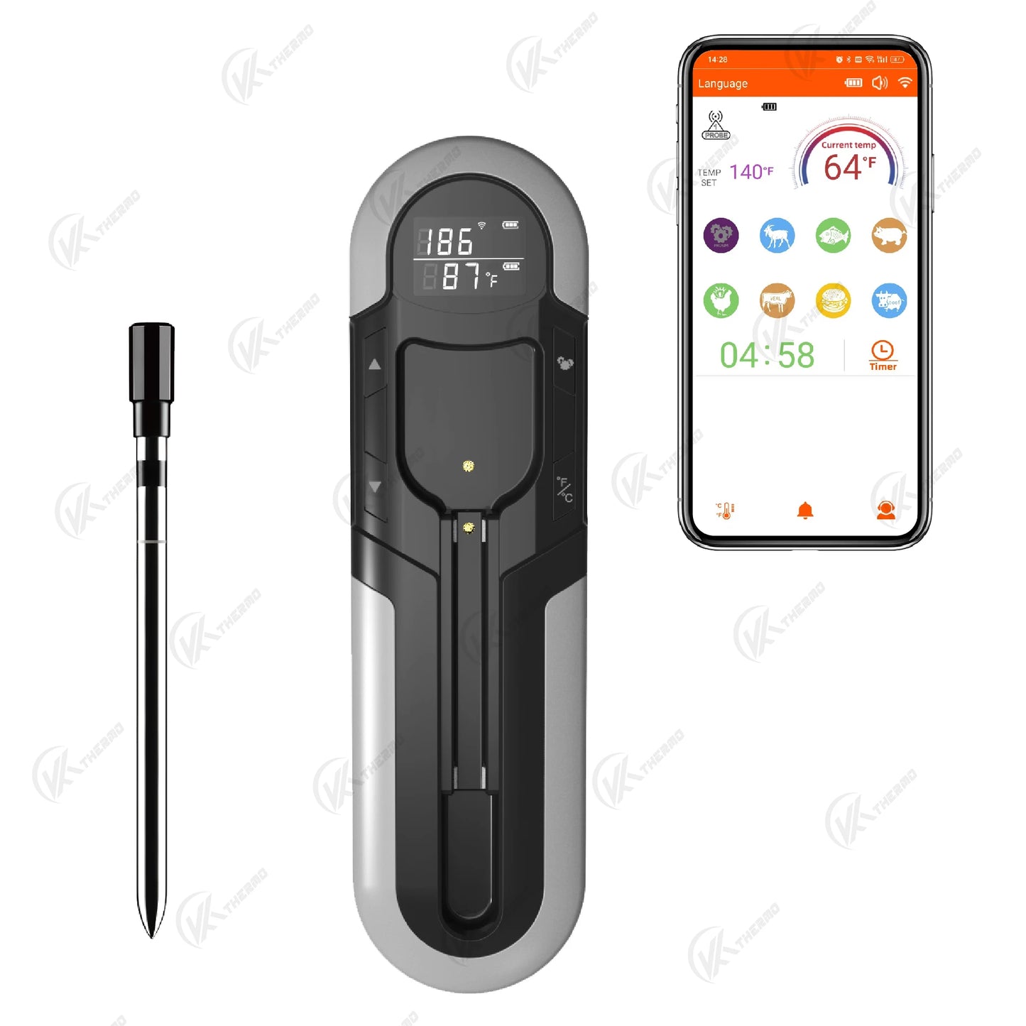 Bluetooth BBQ Thermometer
