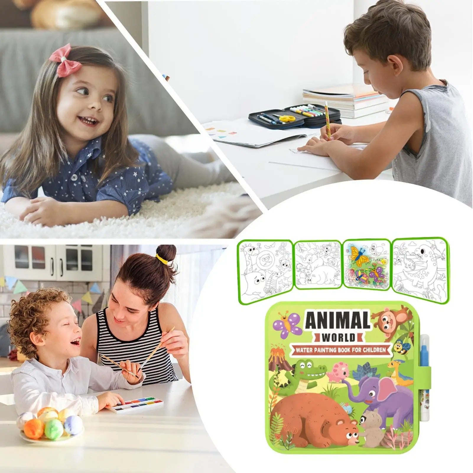 Homes Smarts™ Water Coloring Books For Kids
